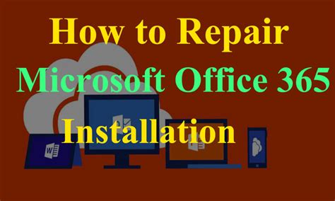 fix microsoft office 365.
